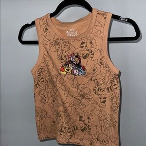 Disney Winnie the Pooh Brown Tank Top